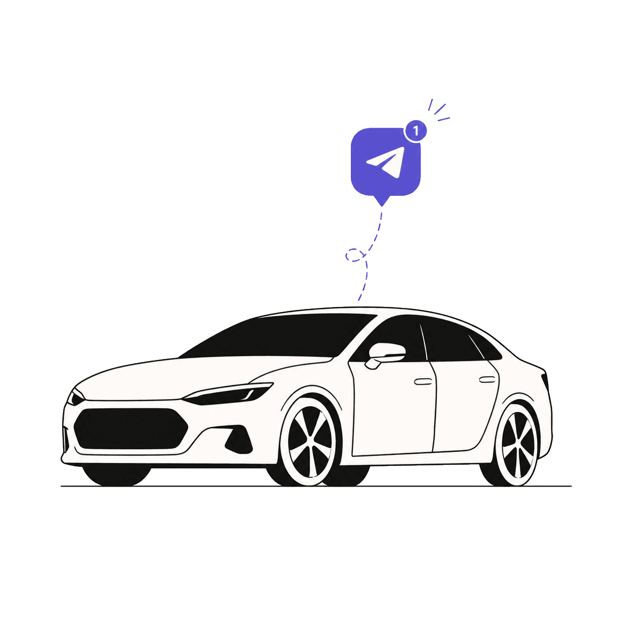 Lotify used cars alerts — Telegram notification for a new car listing